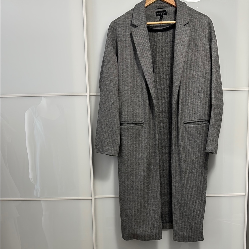 Top Shop Black and White Dress with Chevron Pattern